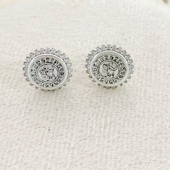 Jewelry - COZUMEL Caribbean Island Earrings S925 Sterling Silver Stud Earrings Handmade